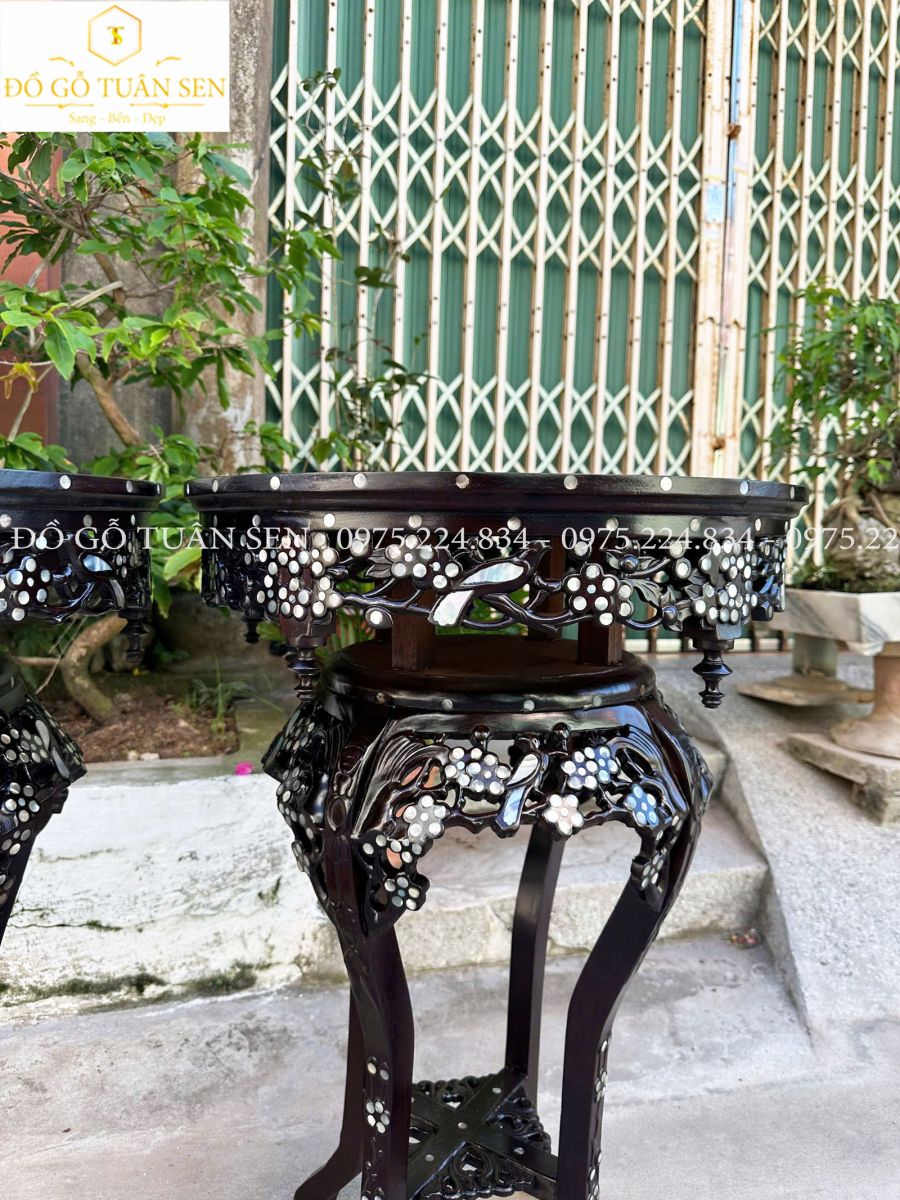 Hình ảnh Đôn váy mai gỗ gụ Vo1